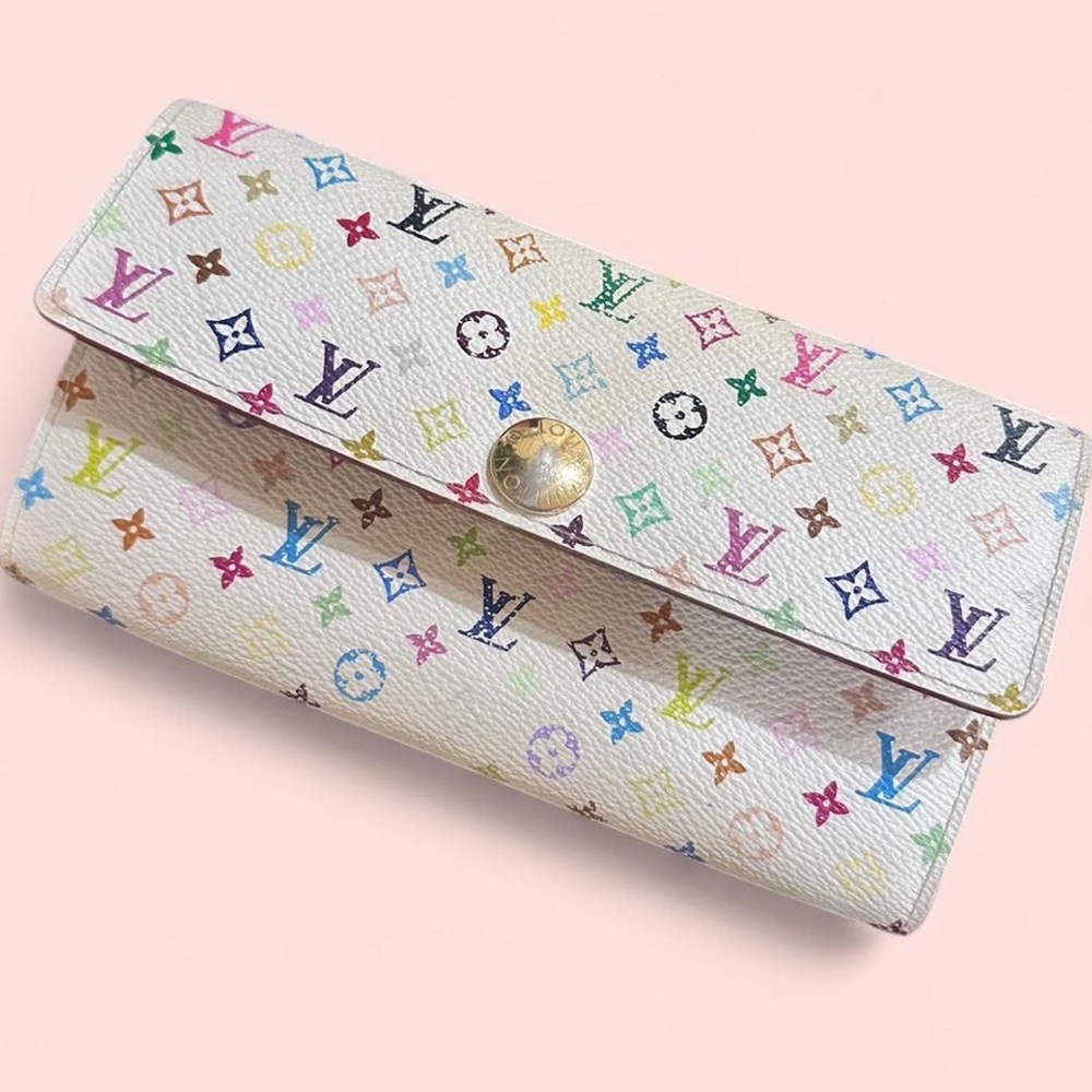 Vintage Louis Vuitton Colorful Monogram Wallet